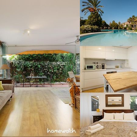 Ground Floor Holiday Apartment With Terrace And Pool In Puerto Banus, Marbellac Extérieur photo
